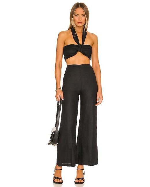 Faithfull The Brand Black Ottavio Pants