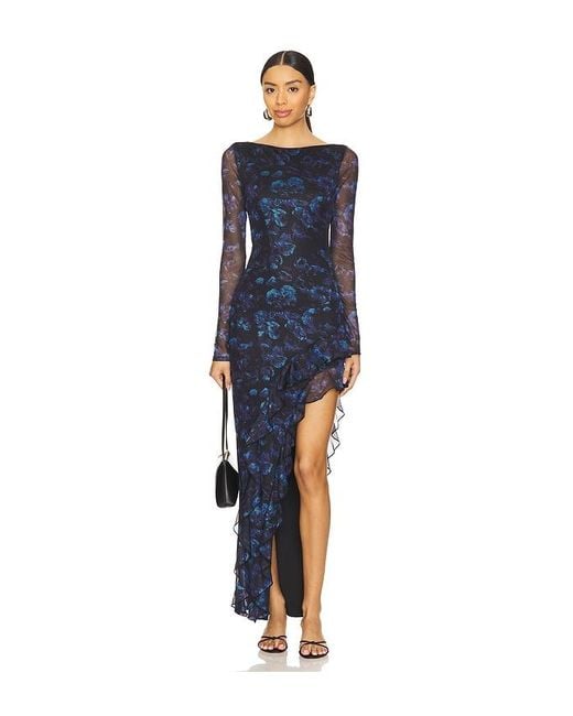 MORE TO COME Blue Alondra Maxi Dress