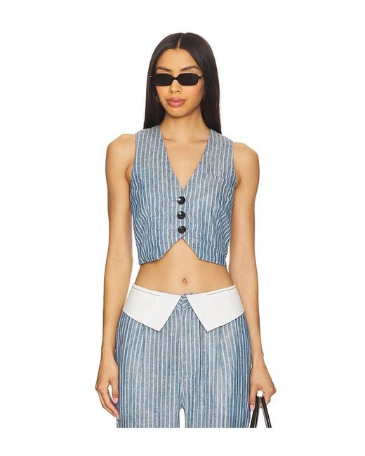 OSIS STUDIO Blue Debbie Vest