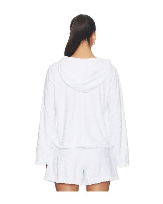 Bobi White Pullover Hoodie