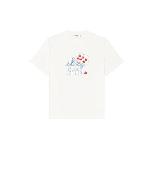 Our Legacy White Box Tee for men