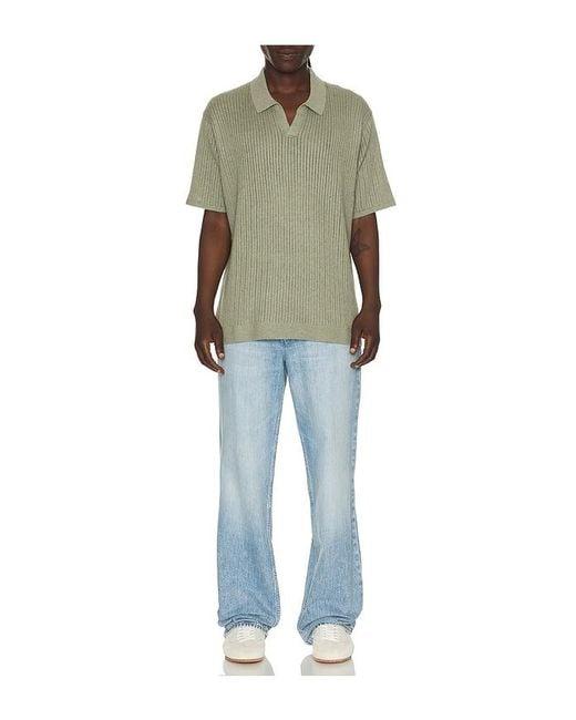 Marine Layer Green Liam Sweater Polo for men