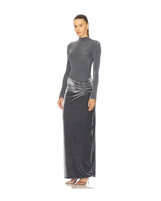 Maygel Coronel Gray Borelli Dress