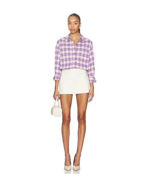 Essentiel Antwerp White Juices Oversized Shirt