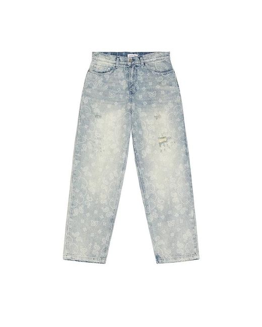 Ryoko Rain Blue Paisley Jeans for men