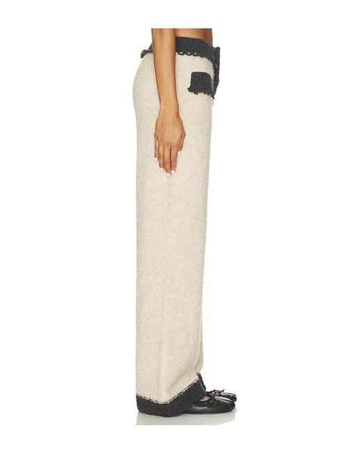 Orseund Iris White The Boucle Lounge Pant