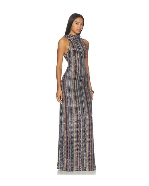 Missoni Multicolor Sleeveless Long Dress