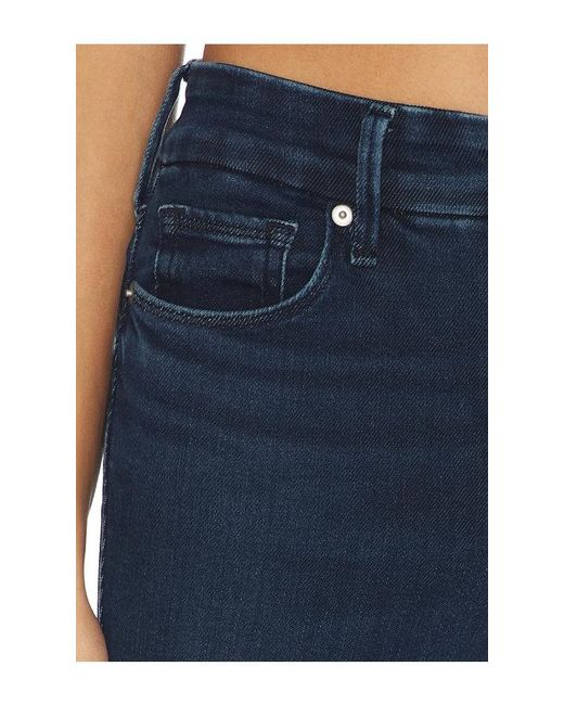 GOOD AMERICAN Blue Soft Tech Good Legs Skinny Jeans