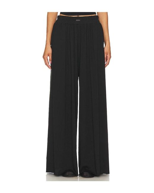 Lunya Black Organic Pima Wide Leg