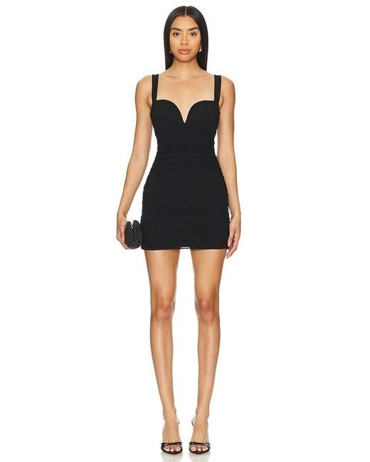 Nookie Black Marlowe Mini Dress