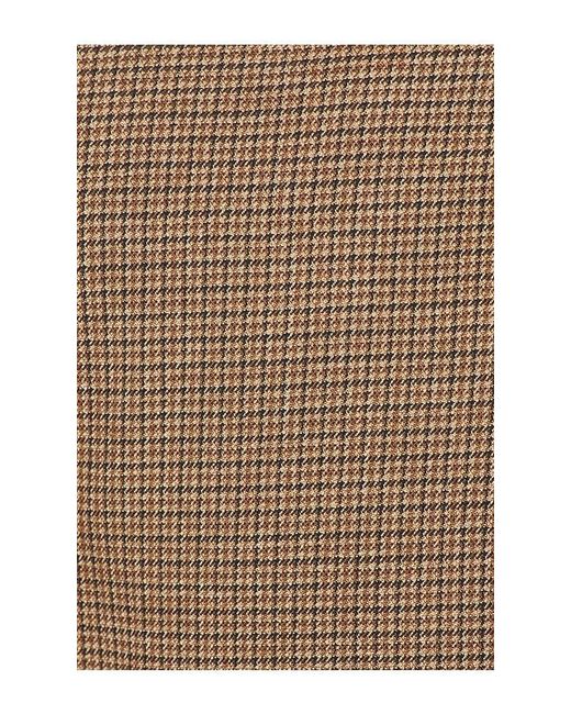 FRAME Brown Plaid Riding Blazer