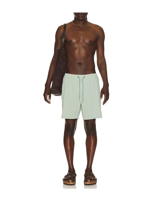Marine Layer Multicolor 6 Lined Sport & Swim Short for men