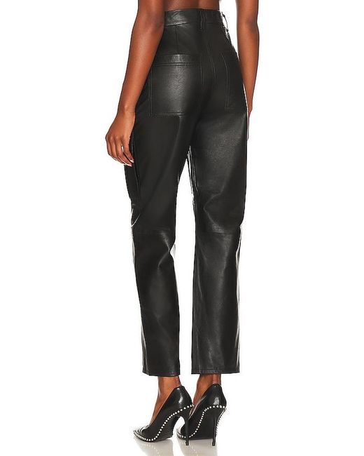 GRLFRND Black Gianna Cargo Pant