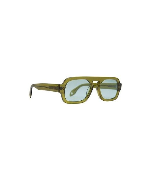 Elisa Johnson Green Mini Jane Sunglasses