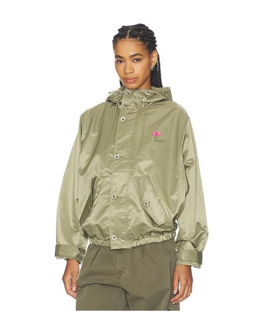 KENZO Green Tulip Windbreaker