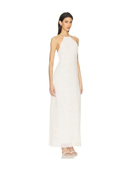 MORE TO COME White Michelle Maxi Dress