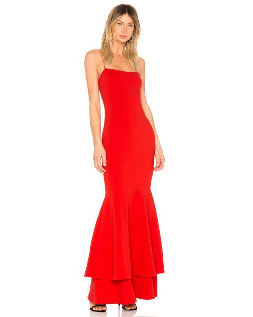 Likely Red Aurora Gown