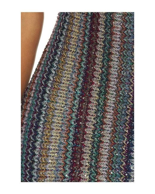 Missoni Multicolor Sleeveless Long Dress