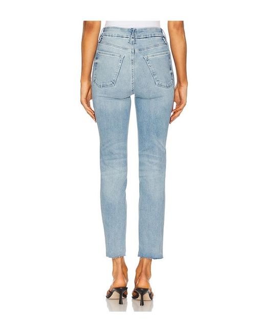 GOOD AMERICAN Blue Always Fits Good Classic Slim Straight Jeans