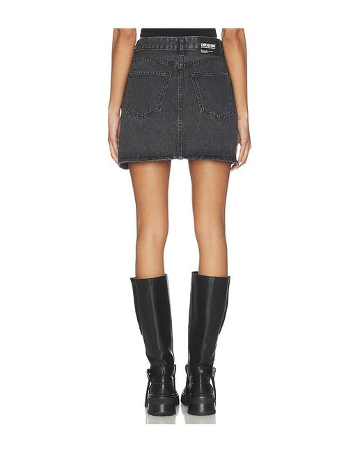 Dr. Denim Black Renay Skirt