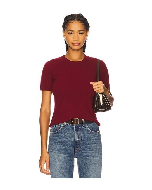 THE GARMENT Como ニットTシャツ Red