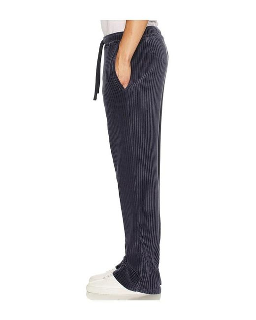 KROST Blue Magma Velour Pants for men