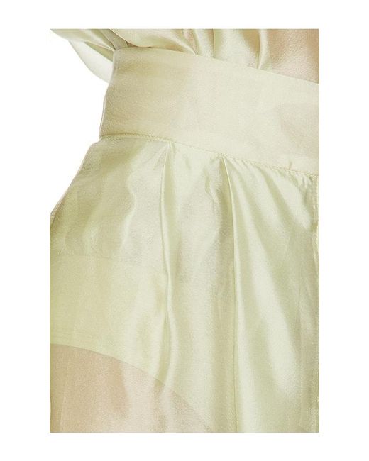 Bronx and Banco White Ashanti Organza Pant