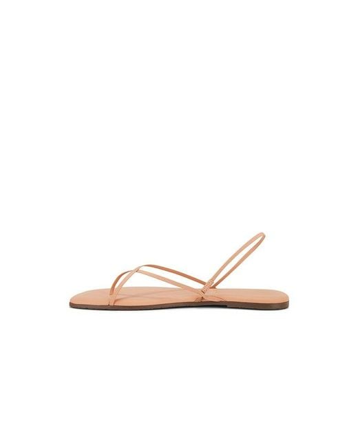 TKEES White Square Toe Millie Sandal