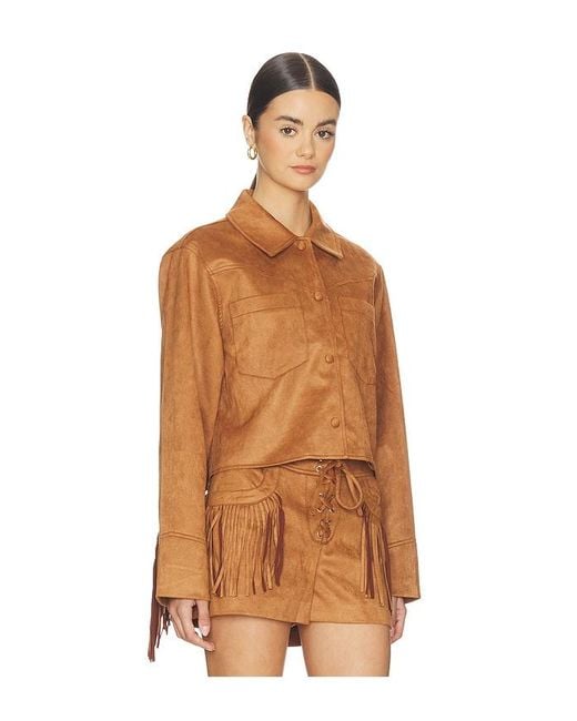 Steve Madden Natural Cheyenne Jacket
