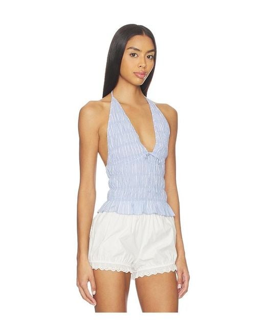 Nia White Chandler Top