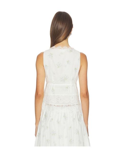 LPA White Everly Top