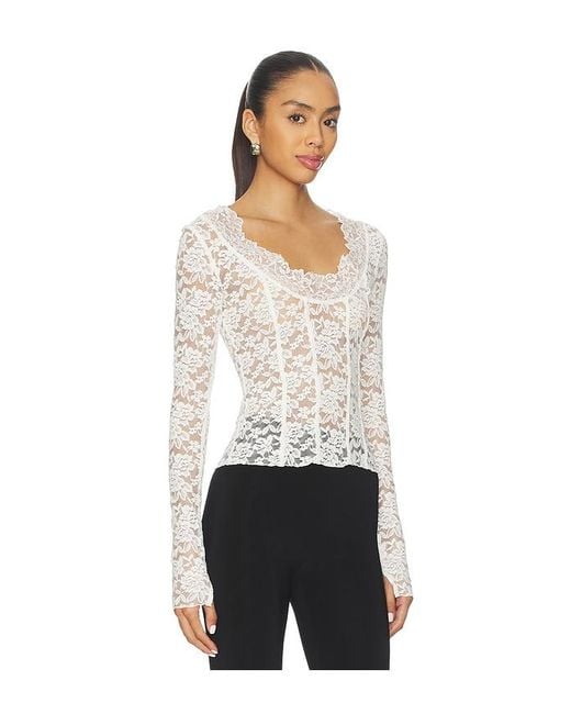 Free People Black All Night Long Sleeve