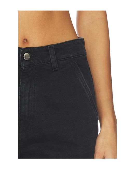 ICON DENIM Black Juno Wide Leg Jeans
