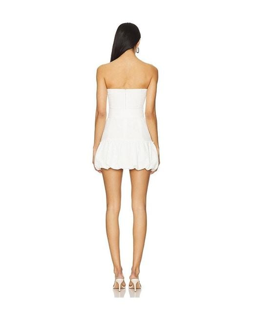 Amanda Uprichard White Yvette Bubble Dress