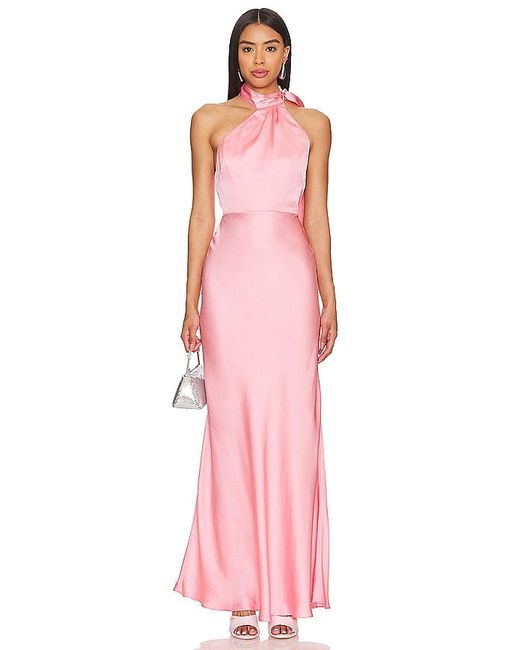Lovers + Friends Pink Albie Gown