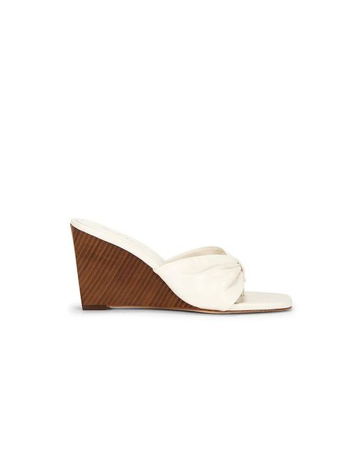 Veronica Beard White Tullia Wedge Sandal