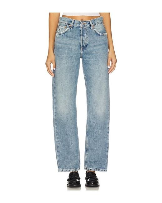 Re/done Blue 90S Wide Leg Jeans