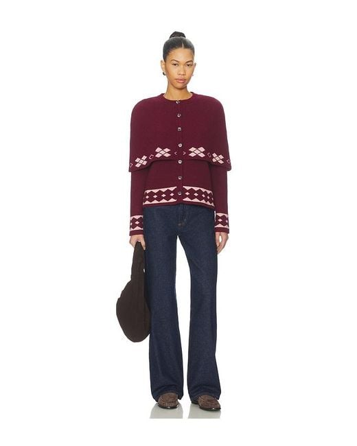 Siedres Red Cleo Top