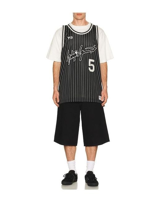 Y-3 Black Elite 5 Bball Jersey for men