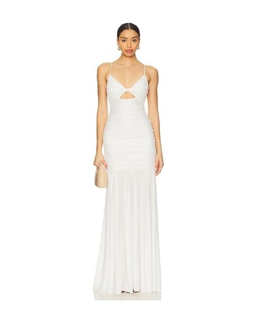 retroféte White Bristol Mesh Dress
