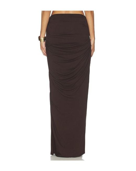 Entire studios Brown Drape Skirt