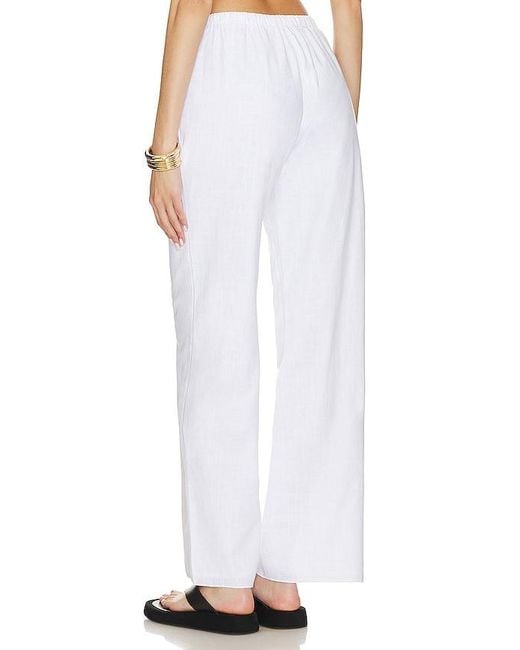 SNDY'S White X Revolve Linen Pants