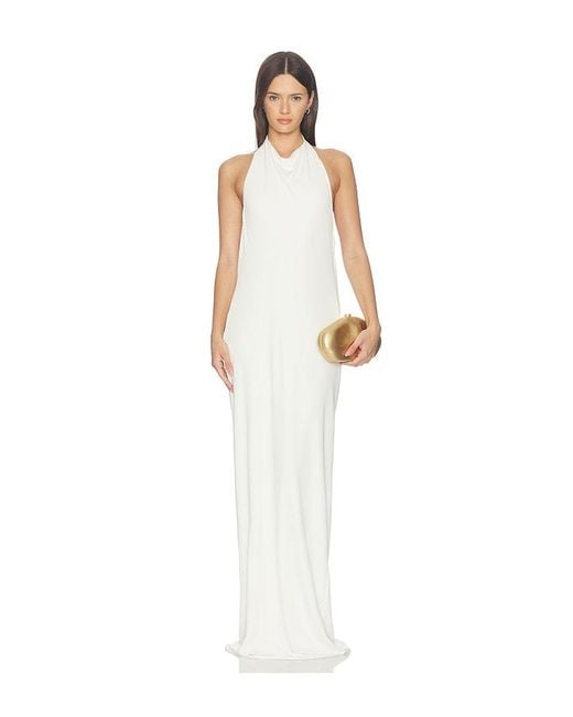 Cult Gaia White Siena Gown