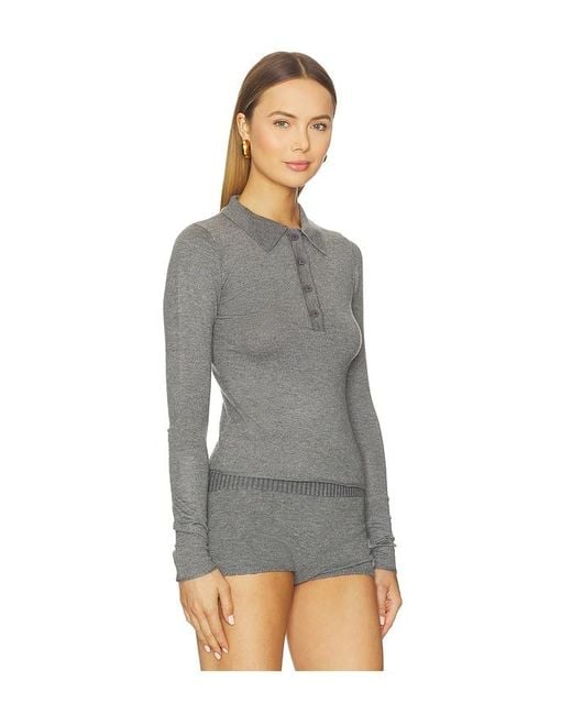 SNDY'S Black Veda Long Sleeve Top