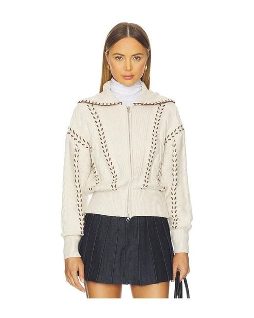 Rails White Lune Sweater