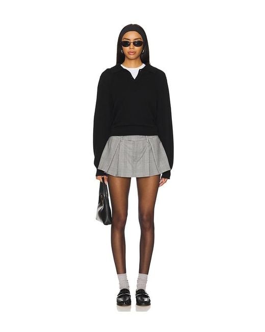 Lovers + Friends Gray Junny Skort