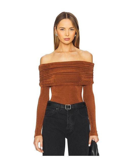 SER.O.YA Brown Nora Top