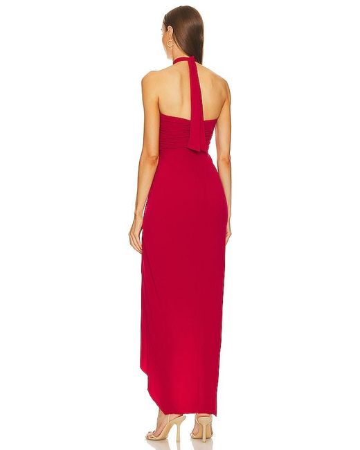 Michael Costello Red X Revolve Leo Gown