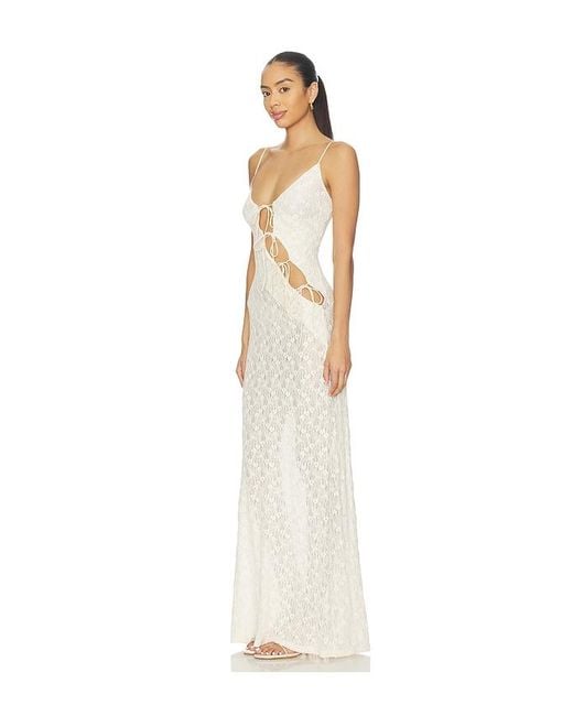 Lioness White About A Girl Maxi Dress