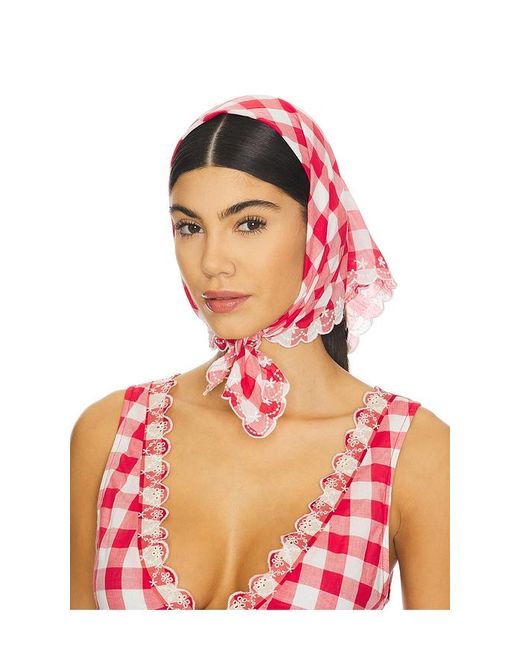 Frankie's Bikinis Orange X Bella Hadid Little Miss Head Scarf